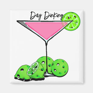 Cosmo Cocktail am Tag, Pickleball Limes Magnet
