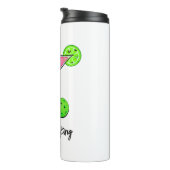 Cosmo Cocktail am Tag, Pickleball Limes Thermosbecher (Nach rechts gedreht)