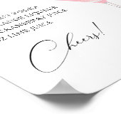 Cosmo Cocktail Bar Rezept Poster (Ecke)