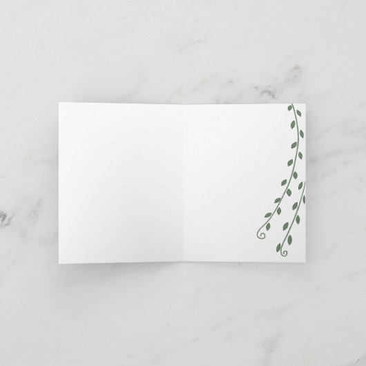 Cosmo Collection Blank Note Card Karte (Innenseite)