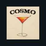 Cosmo Cosmopolitan Cocktail Mixed Drink Bar Deco Holzleinwand<br><div class="desc">Wall art präsentiert eine originelle Marker-Illustration eines köstlichen Cosmo Cocktails. Ideal für die Dekoration einer Küche oder eines Restaurants! Koordinierung der Gestaltung von Speisen und Getränken. Sehen Sie nicht, wonach Sie suchen? Brauchen Sie Hilfe bei der Anpassung? Klicken Sie auf "rebeccaheartsny" (obere rechte Ecke) und dann auf "Kontakt mit diesem...</div>