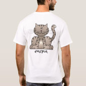 Cosmo der Kitty-T - Shirt (Rückseite)