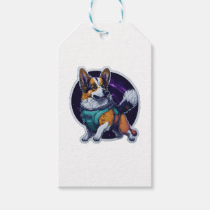 Cosmo der Spacedog Traveller Galactic Dog Geschenkanhänger