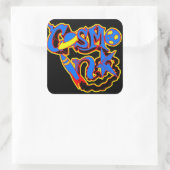 Cosmo Farbaufkleber Quadratischer Aufkleber (Tasche)