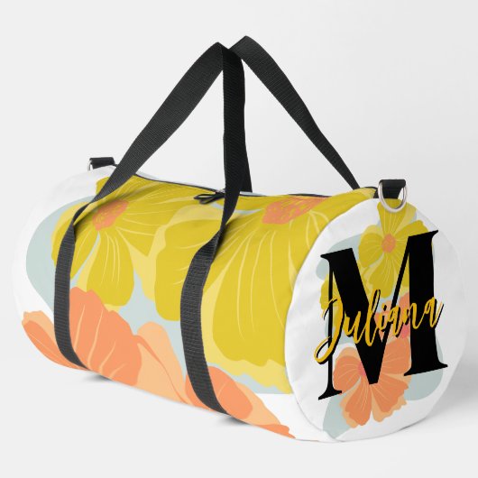 Cosmo Flowers Florals Mom Duffle Bag (Linke Ecke)