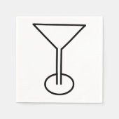 Cosmo Glass Napkin Serviette (Vorderseite)