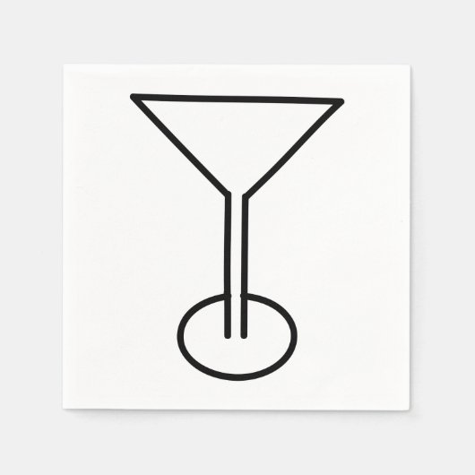 Cosmo Glass Napkin Serviette (Vorderseite)