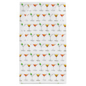 Cosmo Martini Manhattan Cocktail Mixed Drinks Bag Kleine Geschenktüte (Rückseite)