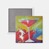 Cosmo & Red Pomegranate Magnet (Vorderseite/Rückseite)