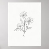 Cosmo Stift Zeichnend Kunstdrucke Poster (Vorne)