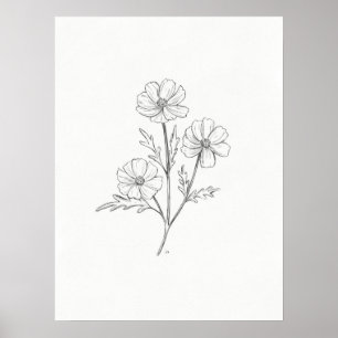 Cosmo Stift Zeichnend Kunstdrucke Poster