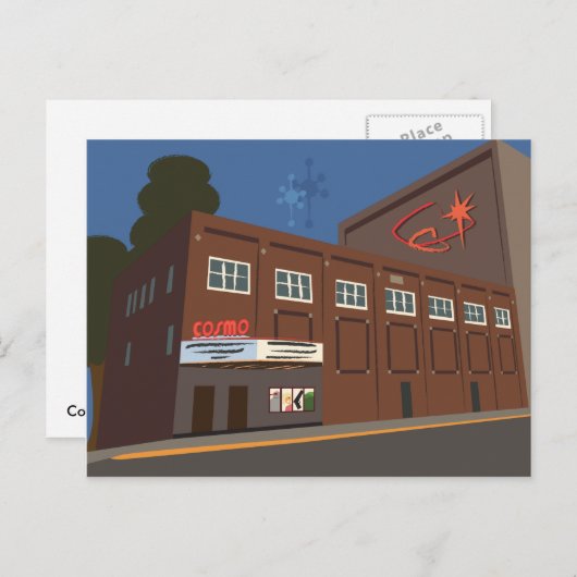 Cosmo-Theater, Merrill, WI Postkarte (Vorne/Hinten)