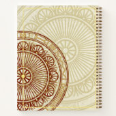 Cosmogonic Ledger: Custom Slavic Solar Wheel Notizblock (Rückseite)