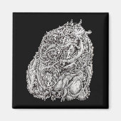 Cosmographic Head von Brian Benson, Magnet (Vorne)