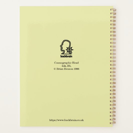 Cosmographic Head von Brian Benson Planer (Rückseite)