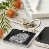 Cosmographic Head von Brian Benson Schlüsselanhänger (Vorderseite rechts)