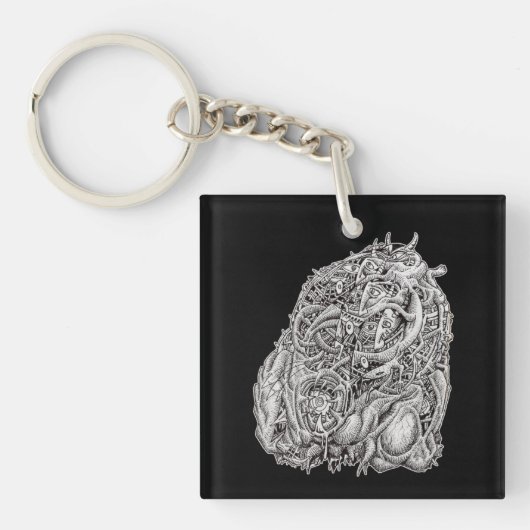 Cosmographic Head von Brian Benson Schlüsselanhänger (Vorderseite)