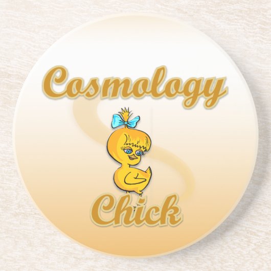 Cosmologie Chick Getränkeuntersetzer (Vorne)