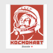 COSMONAUT AUFKLEBER (Blatt)