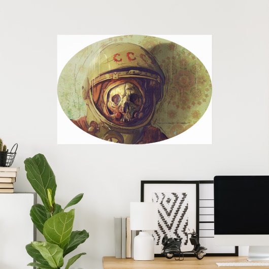 Cosmonaut Canvas Print Poster (Heimbüro)