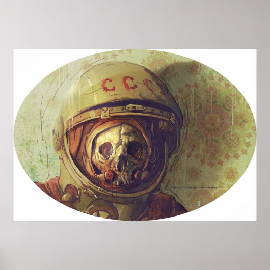 Cosmonaut Canvas Print Poster (Vorne)