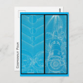 Cosmonaut Four Postcard Postkarte (Vorne/Hinten)