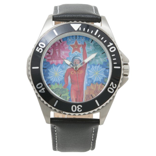 COSMONAUT WRISTWATCH ARMBANDUHR (Vorderseite)