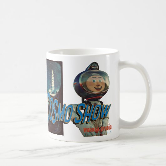 Cosmonut Holiday Tasse| "Willkommen bei Mars, Weih Kaffeetasse (Rechts)