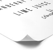 Cosmopolitan Cocktail Rezept Poster (Ecke)