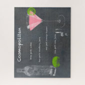 Cosmopolitan Cocktail Rezept Puzzle (Vertikal)