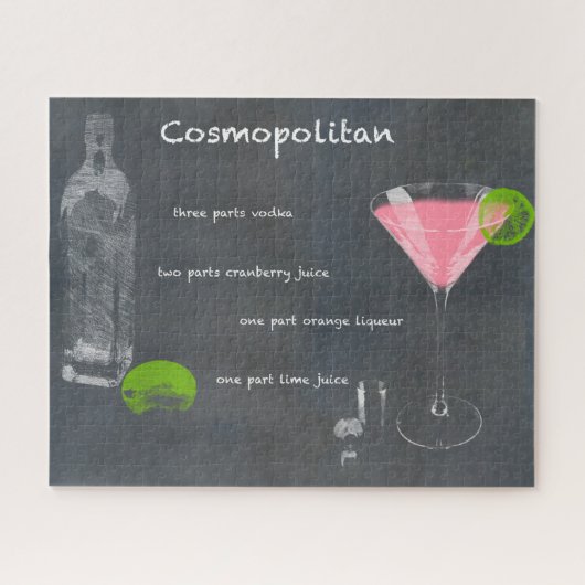 Cosmopolitan Cocktail Rezept Puzzle (Horizontal)