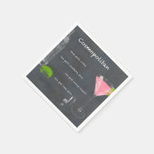 Cosmopolitan Cocktail Rezept Serviette (Ecke)