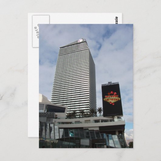 Cosmopolitan Las Vegas Postkarte (Vorne/Hinten)