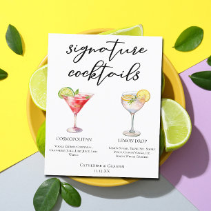 Cosmopolitan Lemon Drop Signature-Cocktails-Menü