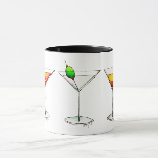 Cosmopolitan Martini Manhattan Cocktail Drinks Tas Tasse (Zentrum)