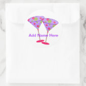 Cosmopolitan Martini Party Time ! Runder Aufkleber (Tasche)