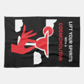 Cosmopoliter Cocktail Drink Geschirrtuch (Horizontal)