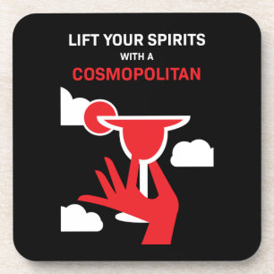 Cosmopoliter Cocktail Drink Getränkeuntersetzer