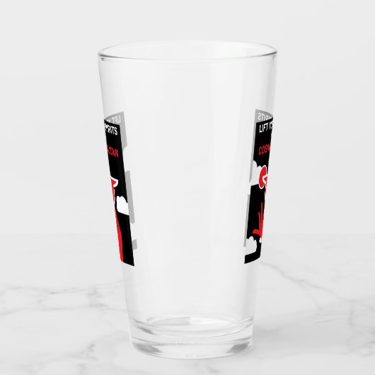 Cosmopoliter Cocktail Drink Glas (Links)