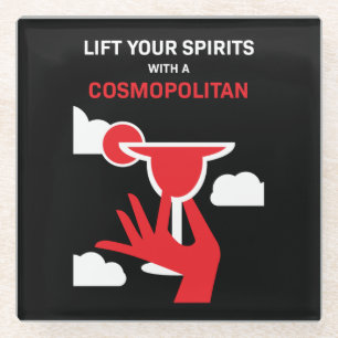 Cosmopoliter Cocktail Drink Glasuntersetzer