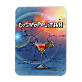 Cosmopoliter Cocktail Drink Rezept Magnet (Vertikal)