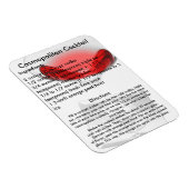 Cosmopoliter Cocktail Drink Rezept Magnet (Rechte Seite)