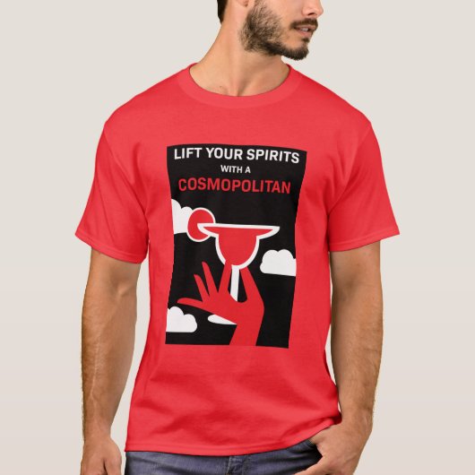 Cosmopoliter Cocktail Drink T-Shirt (Vorderseite)