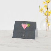 Cosmopoliter Cocktail Karte (Gelbe Blume)