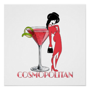 Cosmopoliter Cocktail Poster