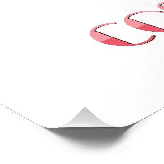 Cosmopoliter Cocktail Poster (Ecke)