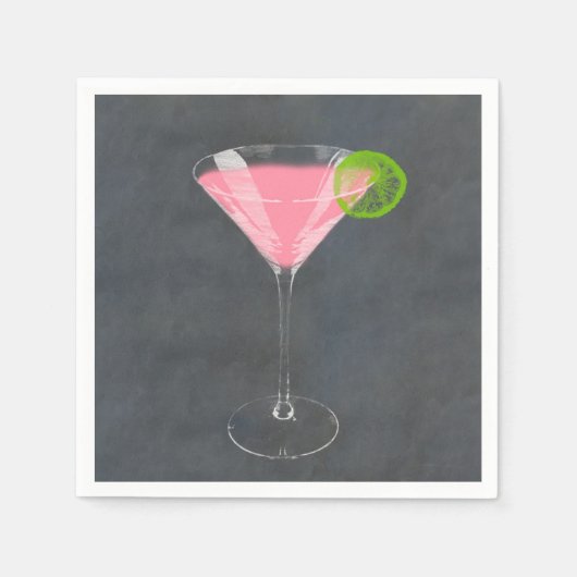 Cosmopoliter Cocktail Serviette (Vorderseite)