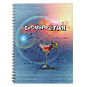 Cosmopolitischer Cocktail (#2 von 12 Sets mit Reze Notizblock (Vorderseite)