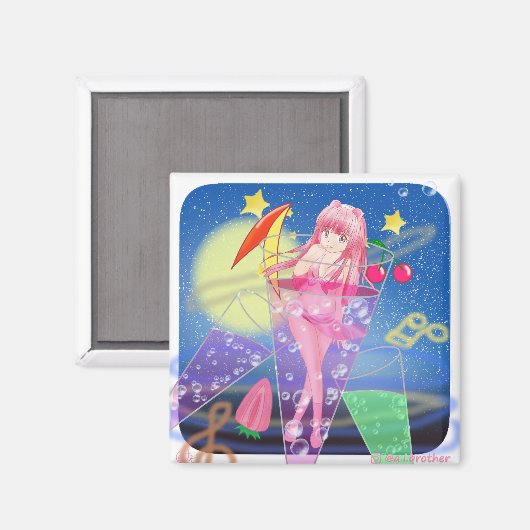 Cosmos Bachelor Party Magnet (Vorderseite/Rückseite)