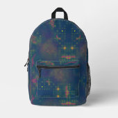 Cosmos Bedruckter Rucksack (Vorderseite)